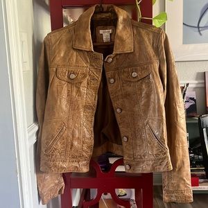 Sundance Tan Leather Jacket